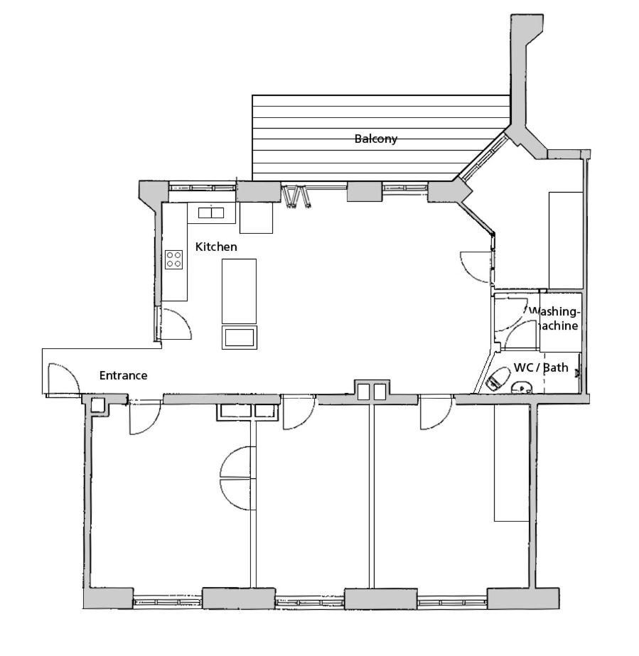Copenhagen Large Penthouse Apartment المظهر الخارجي الصورة